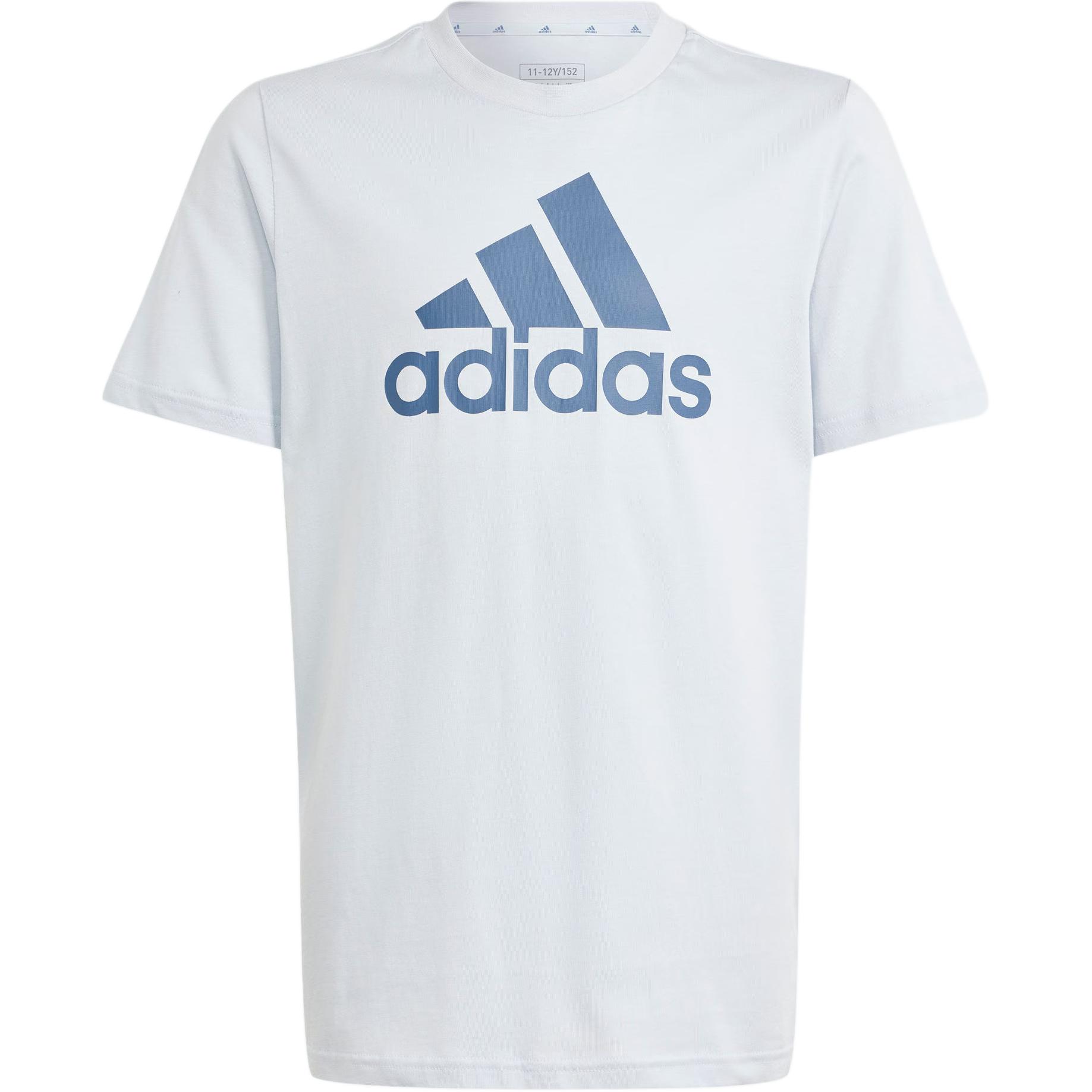 

Новая футболка Adidas ESSENTIALS SS25 Светло-голубая/Серо-голубая Детская IS2580 128