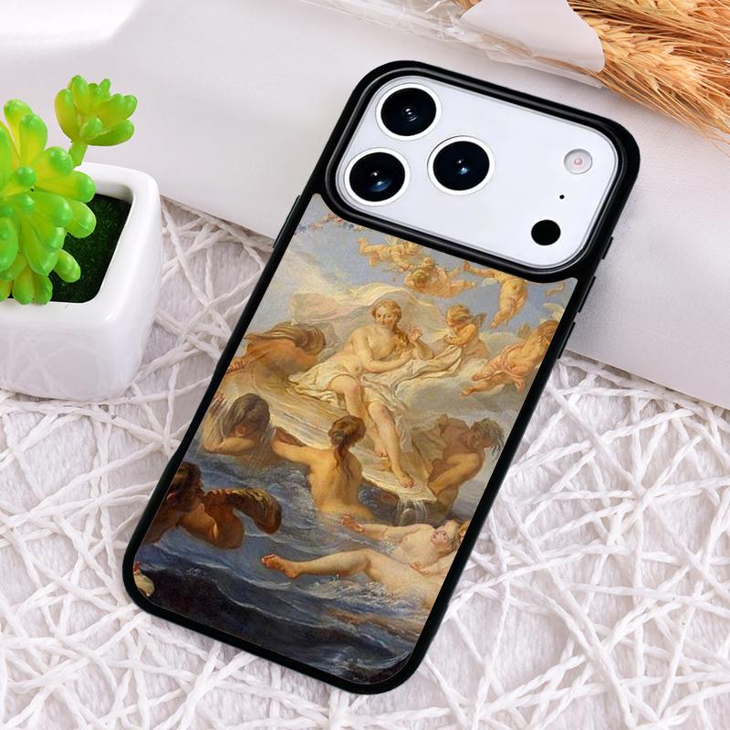 Art Paintings The Birth Of Venus Phone Case for iPhone 17 Air 16 15 11 12 14 13 Pro Max Shockproof Cover