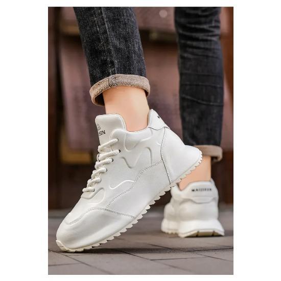 Chunky Sneaker Men Designer Cover Bottom Shoes Fashion Casual Microfiber Leather Upper Increased Internal Platform Board Shoes