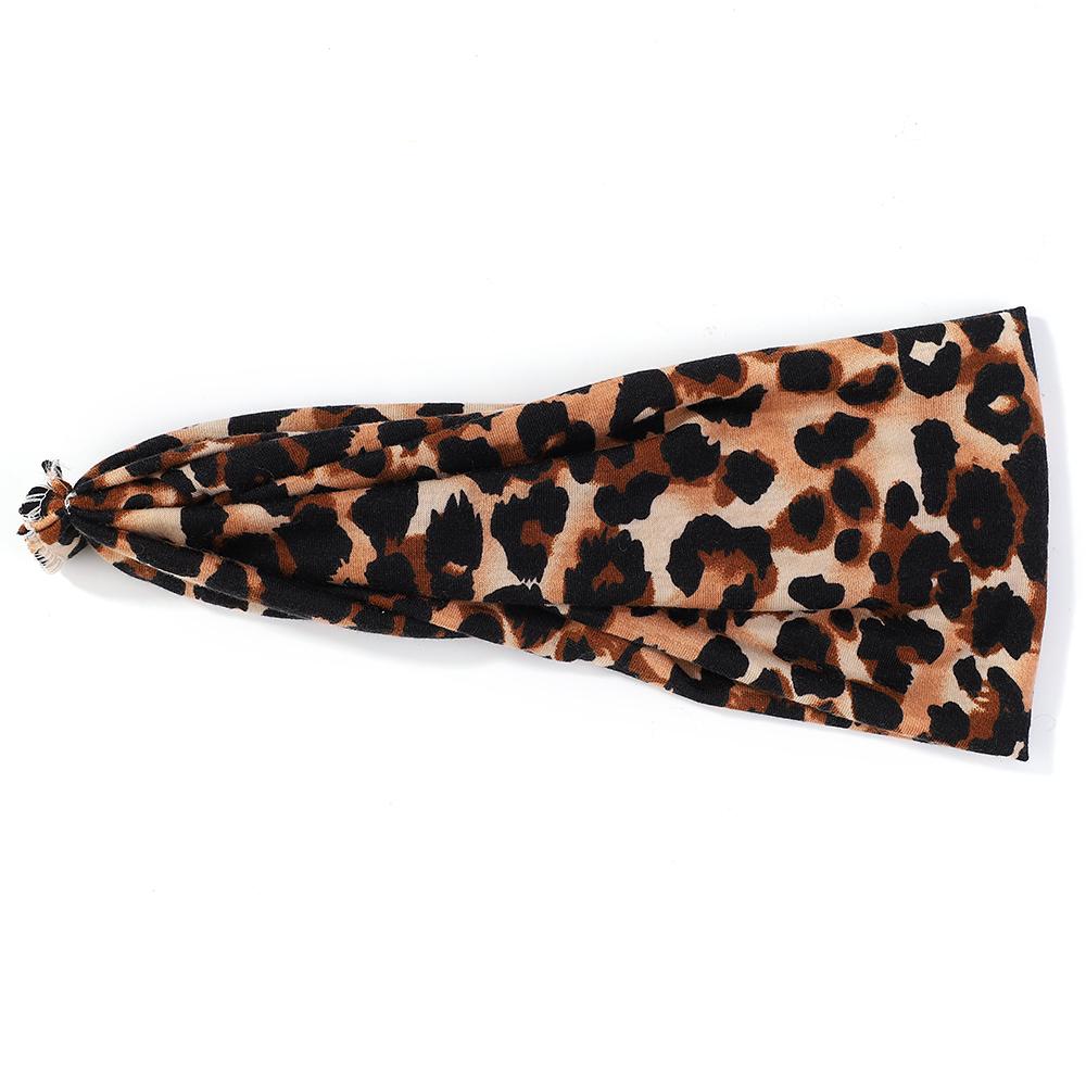 

Мода Спорт Фитнес Повязка на голову Змеиный Леопардовый узор Однотонные резинки для волос Женская Послеродовая Домашняя одежда Головной убор Скранчи