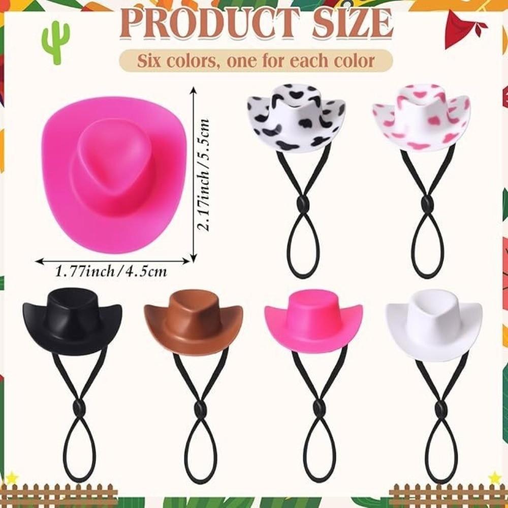 Statue Outfit Mini Desk Goose Hat with Rope Goose Statue Cap New Cowboy Hat  for 7 Inch Goose