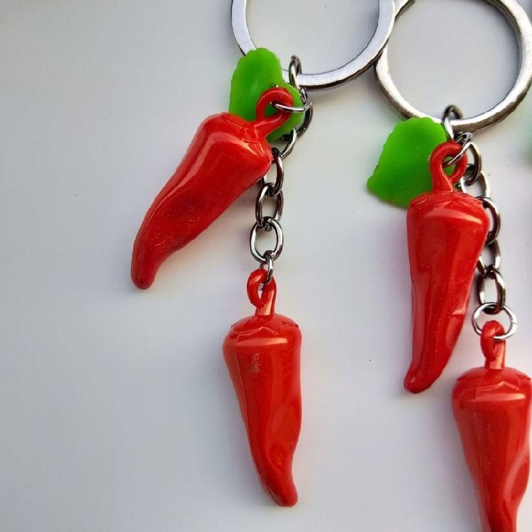 Fashion Chinese Cabbage Keychains Car Keyring for Bag Purse Jewelry Accessory