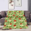 1PC Food Elements printed blanket, all season lightweight home office outdoor nap multifunctional blanket A1