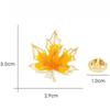 Ahornblatt Ginkgo Biloba Blatt Strass Brosche Nische High-End Korsage Design Temperament Ausschnitt Anti-Licht Nadel Accessoires Anzug