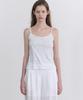 ANDNEEDS Floral Double Strap Sleeveless (White)