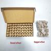 No. 5 Boxed Carbon Cotton Seedling Block: Organic Soilless Hydroponic Danish Peat for Seed Cultivation.
