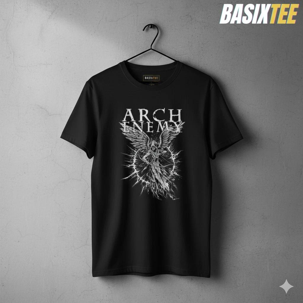 Arch Enemy Metal Band Angel Graphic Black Unisex T-Shirt - S035 4XL
