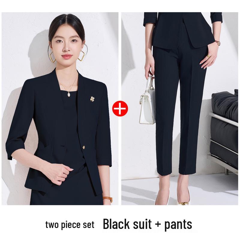 2025 Women's White Blazer: High-End Professional Attire with Goddess Style for the Workplace