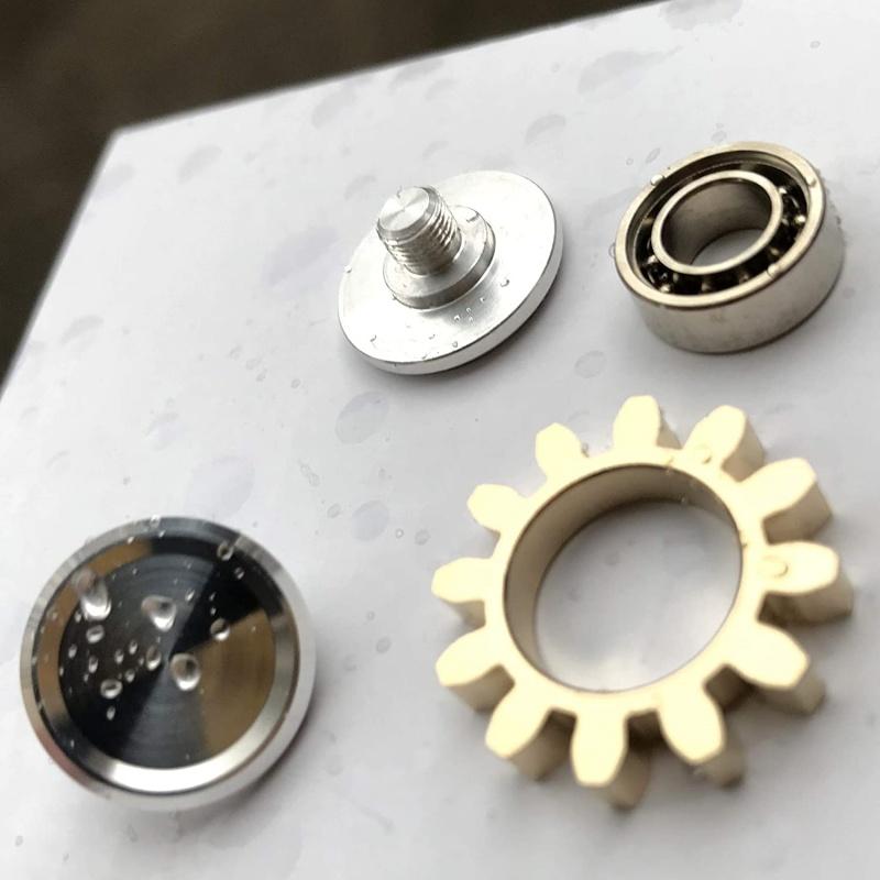 Mini Metal Gear Gyroscope Toy Fidget Spinner Stress Relief Adult Gift Sliver Black Gyroscope For Children Antistress Hand Toys G