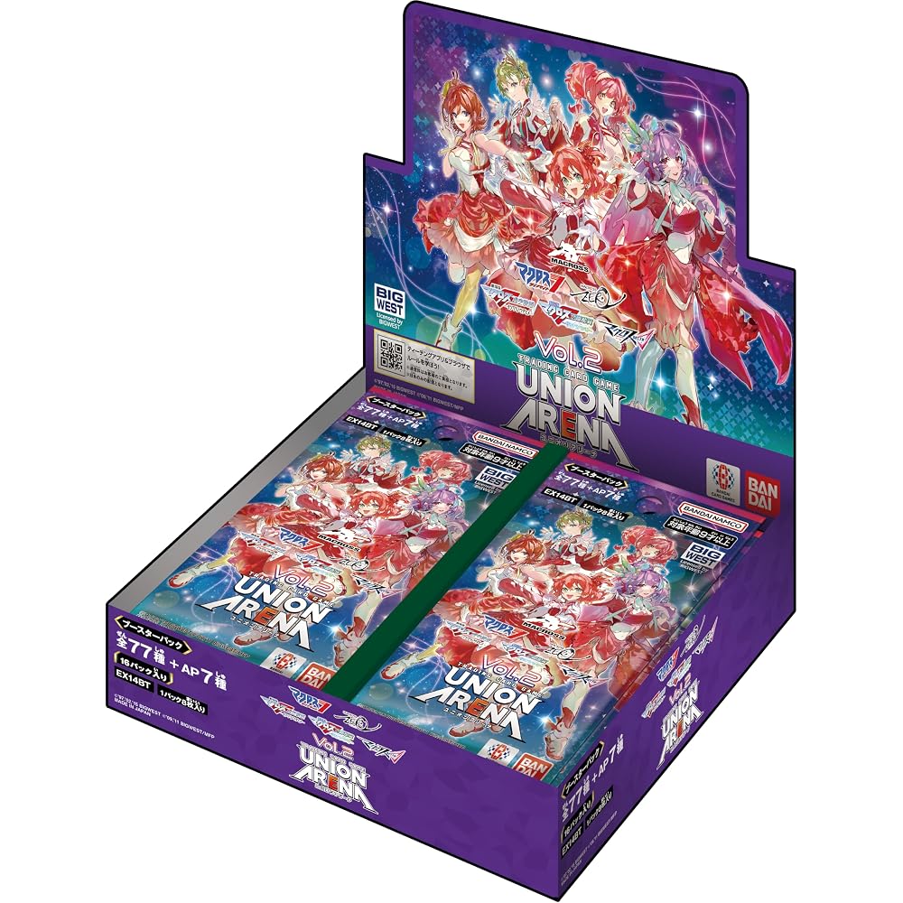 Bandai (BANDAI) UNION ARENA Booster Pack  Macross  Series Vol. 2 [EX14BT] (BOX) Contains 16 packs