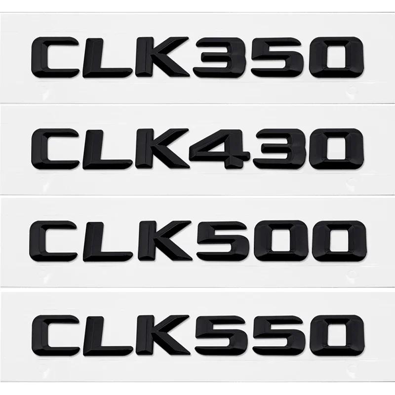 Old Style Metal ABS Car Emblem Sticker Tail Letter Badge for Mercedes Benz CLK Class CLK350 CLK430 CLK500 CLK550 Accessories