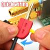 4mm Solderless Quick Wire Connector High Current 32A Banana Plug Terminal Block Power Testing Instrument Plug Musical Speaker