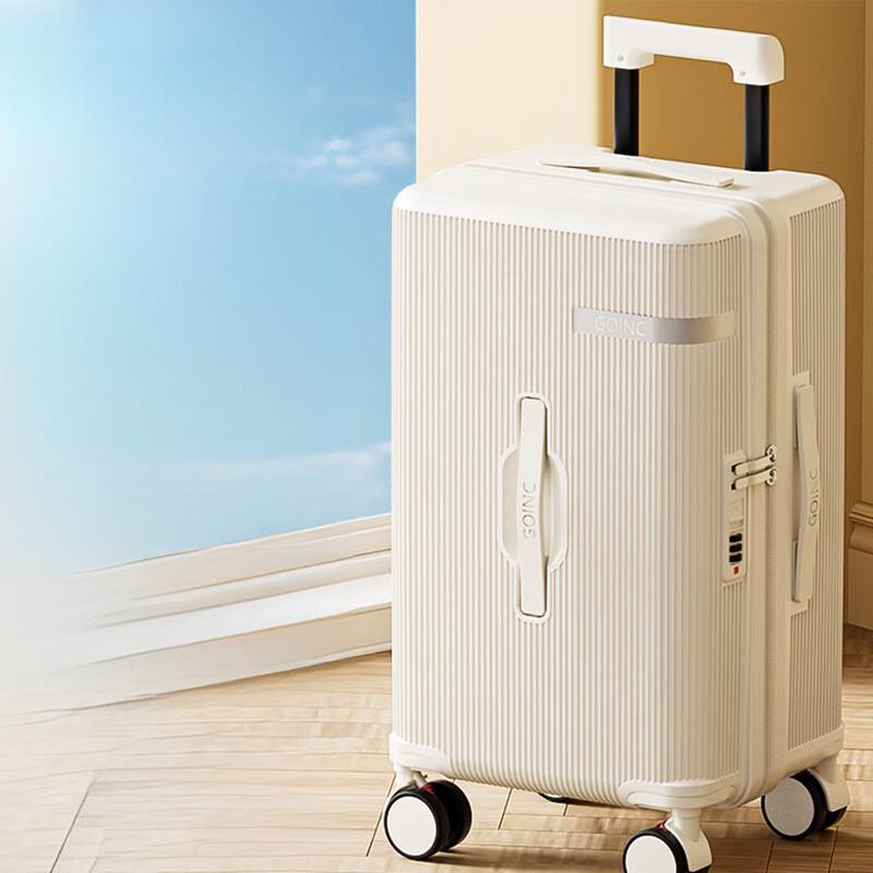 Stylish Women s Large Capacity Spinner Suitcase 28 Inch