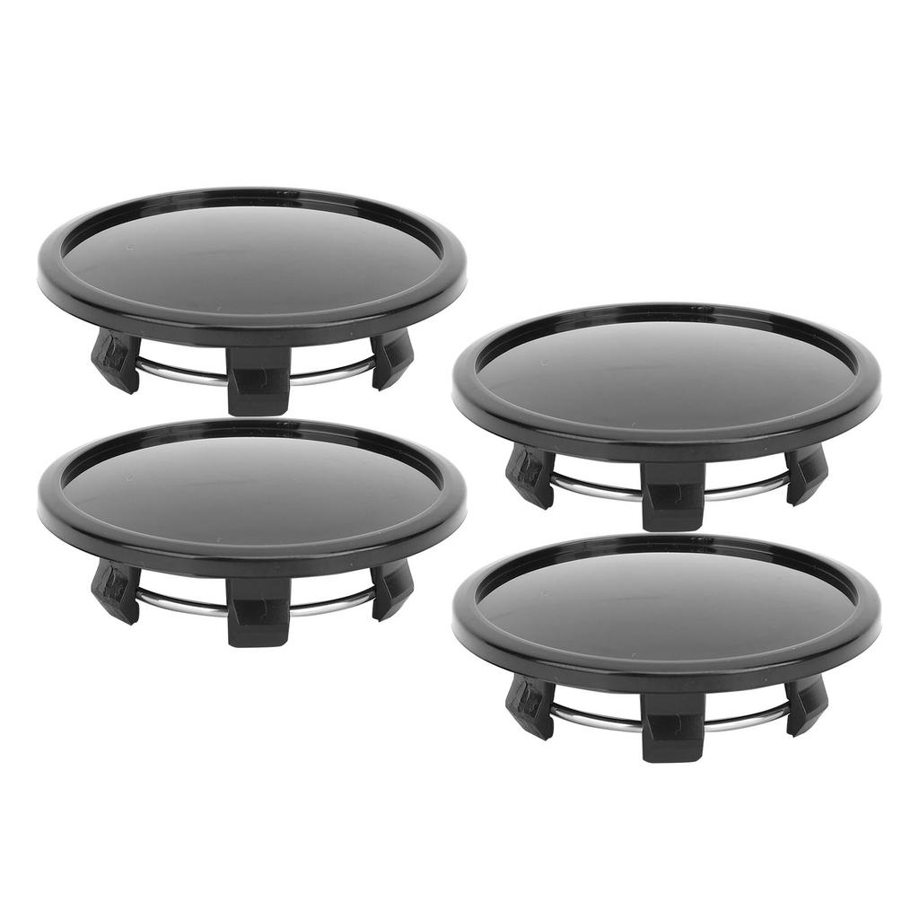 4 ks Krytka středu kola 65mm vnější průměr 48mm vnitřní průměr Stylová Univerzální Vhodná Snadná Instalace Kryt Středu Kola Černá