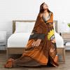 Uzumaki Plush Blanket Girls Boys  Flannel Throw Blanket For Couch Chair Sofa Bed Warm Soft Customized Quality Bedspread