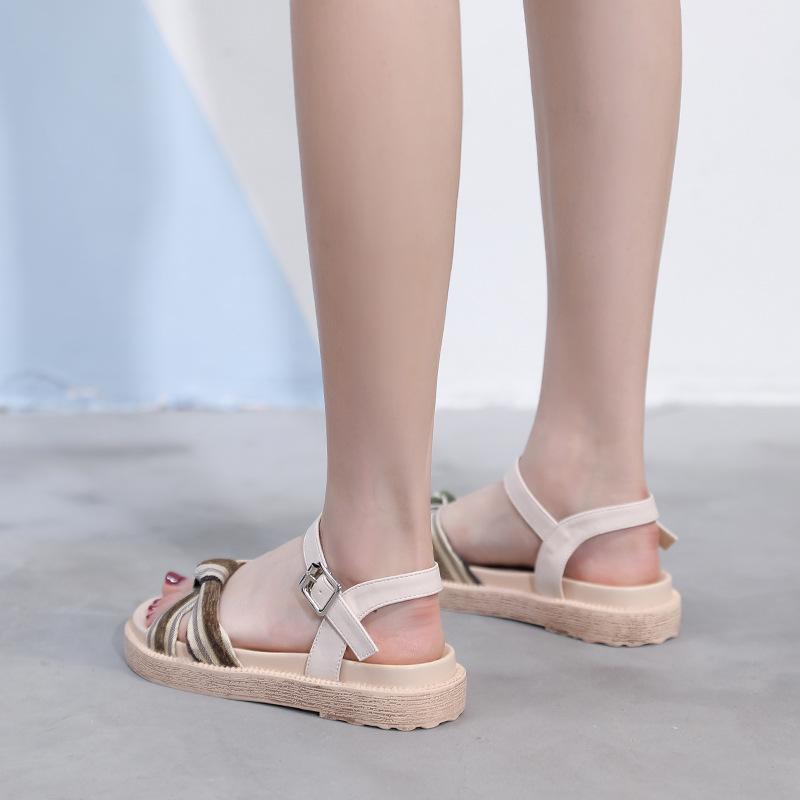 IELGY Sandalias De talla grande Moda salvaje Dedo gordo Dedo del pie Casual  Zapatos de mujer romanos comprar a buen precio — entrega gratuita, reseñas  reales con fotos — Joom