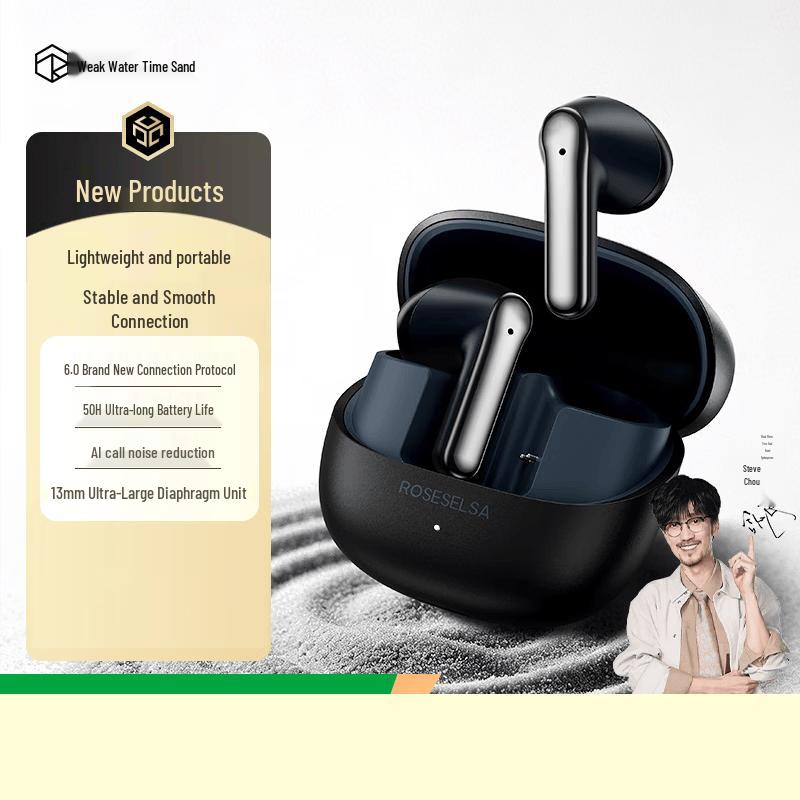 Ruoshuishisha Mirror Semi-in-ear True Wireless Bluetooth Earbuds