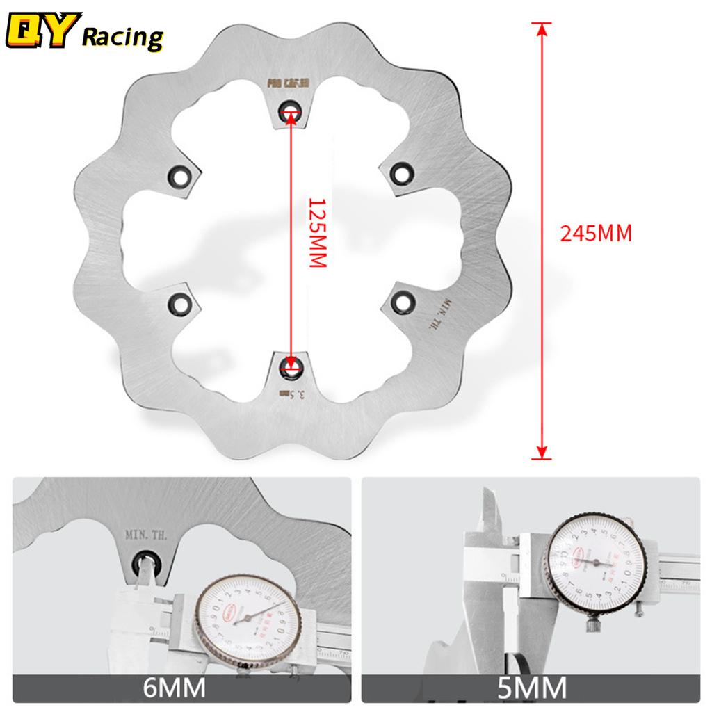 Motorcycle Front and Rear Brake Disc Rotor Disk For Yamaha YZ WR 125 250 250F 250X 250FX 400F 426F 450F YZF WRF Dirt MX Off Road