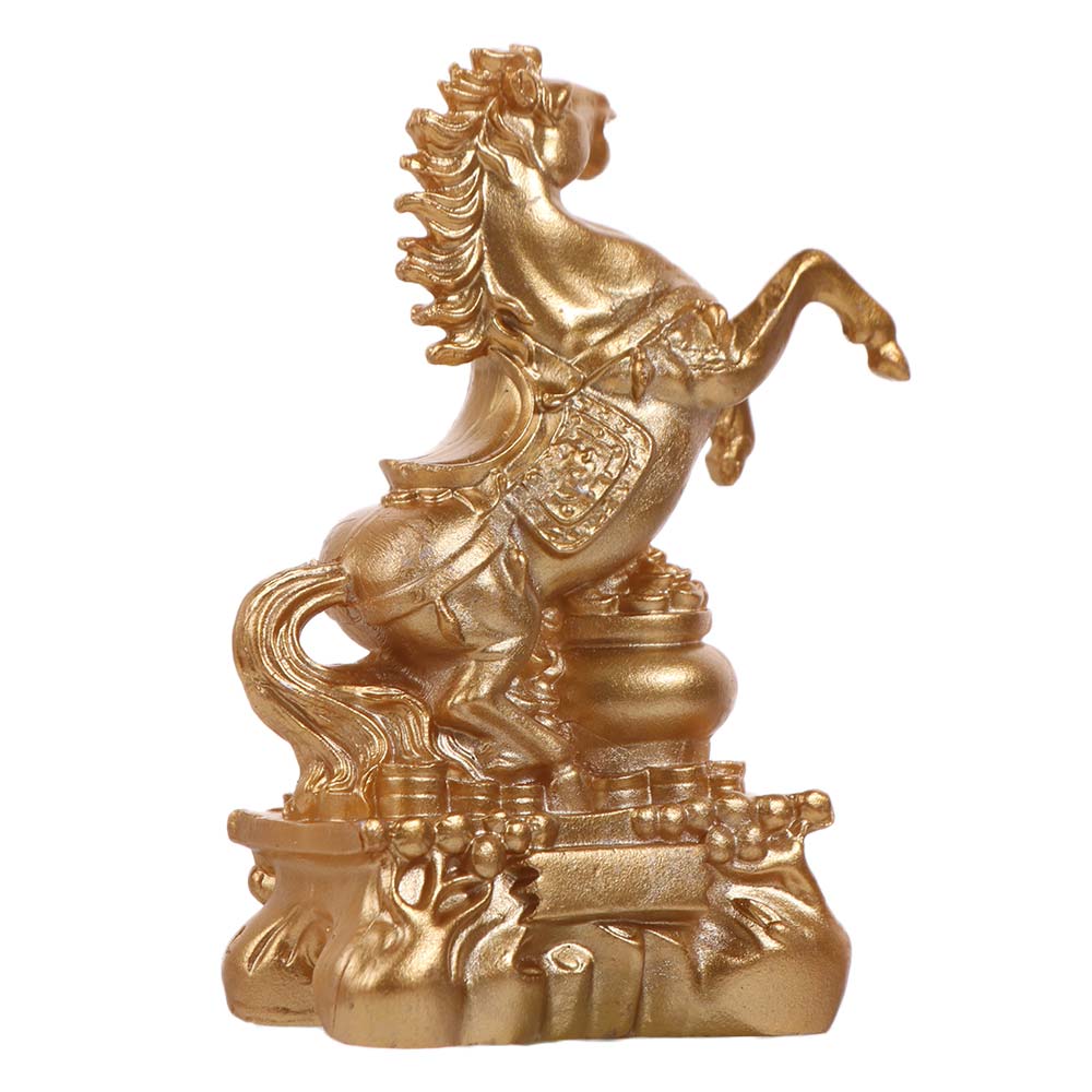 Creative PVC Statue Feng Shui Design Desktop Ornament Zodiac Animal Horse Sculpture  Gift Idea