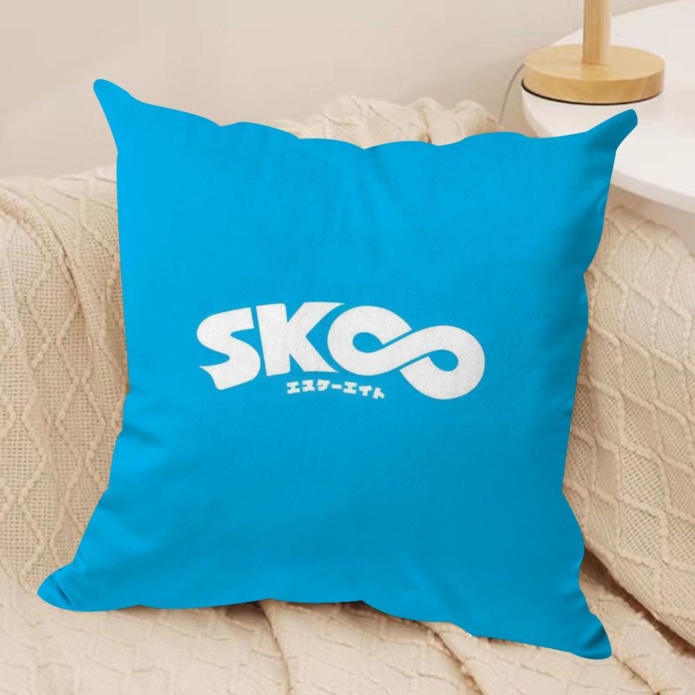 Anime SSK8 the Infinity Cushion Cover Soft Plush Fabric DoubleSided Printed Sofa Cushion Cover for All Seasons Home Decor Gift
