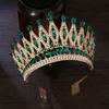 Antike Bronze Barockkrone Elegante Antike Griechische Tiara Exquisite Königinnen Tiara Krone Party