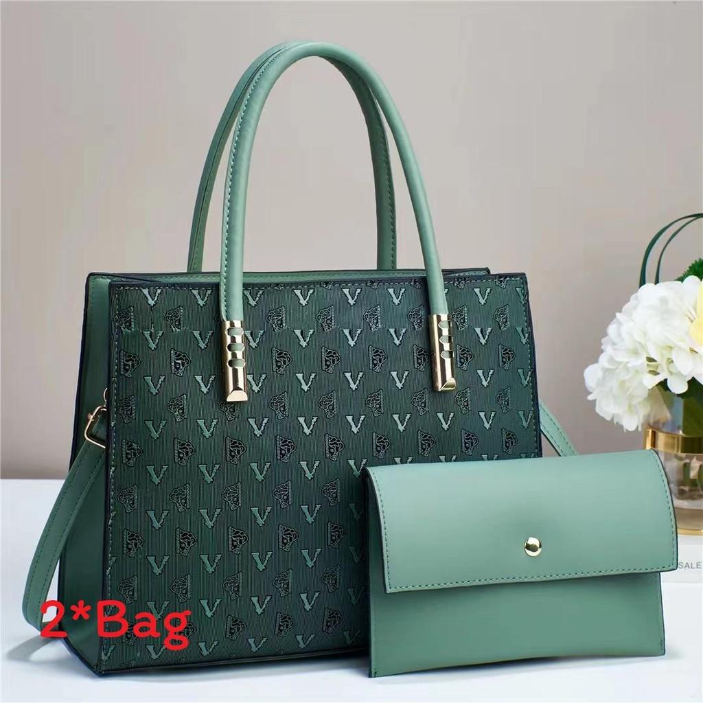 

Women Crossbody Modern Bag Tote Bag Set With Multiple Compartments For Daily Use зелёный