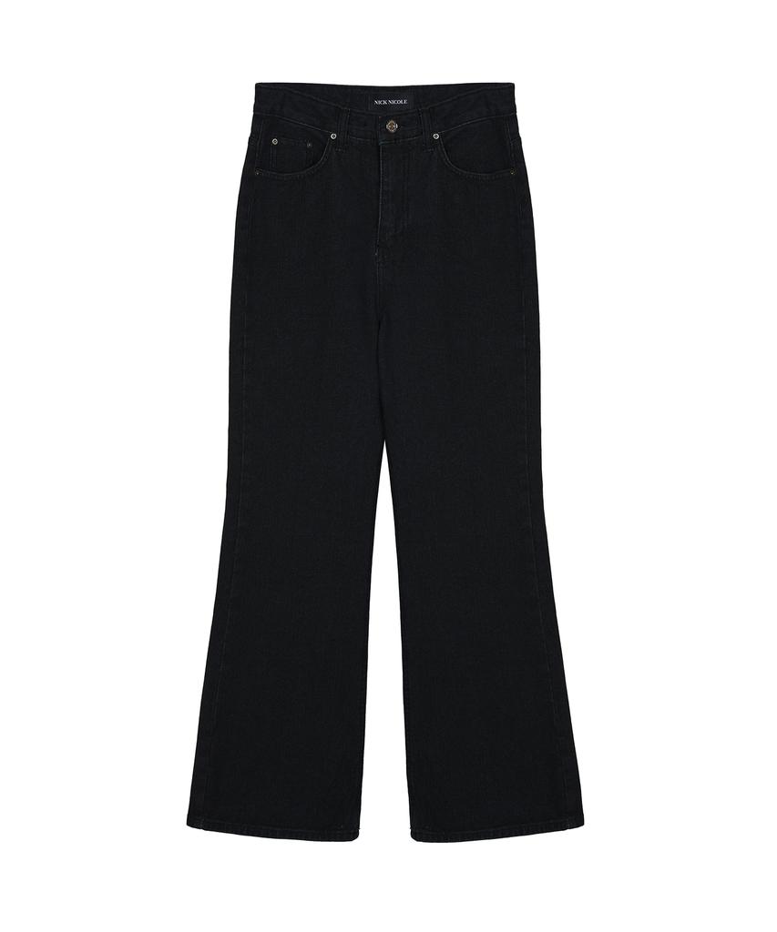Nigaennikol Nick Nicole Semi Bootcut Pants_Black