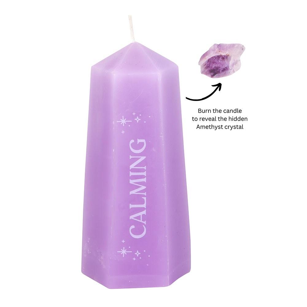 Something Different Calming Crystal Candle