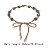 Boho Belt Elegant Wooden Beads Women Waistband for Shirts Anniversaries Weddings