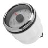 52mm Wasserstandsanzeige 0‑190 Ohm 7 Farben Hintergrundbeleuchtung Zeiger IP67 Wasserdicht Flüssigkeitstankmesser für Auto Boote 9‑32VWeiß