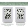 Digital Thermometers with Indoor Outdoor Temperature Wireless Display Digital Hygrometer Thermometers with 2 Remote Sensors
