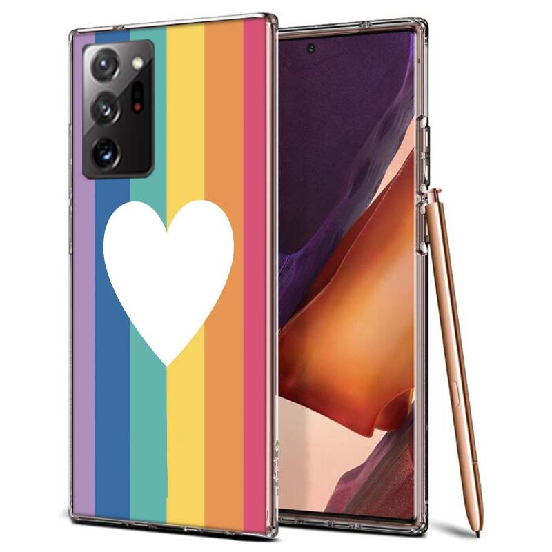 

Rainbow Gradient Love Phone Case for Samsung A55 A35 A25 A15 A07 A05S A16 A17 A26 A36 A37 A56 A57 Galaxy Note 20 10 A50S A71 A51 Samsung A10