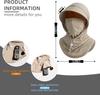Summer Anti-UV Sunscreen Hat with Mask Shawl Breathable Ice Silk Pullover Cap Head Wrap Unisex Beach Cap for Outdoor Sports