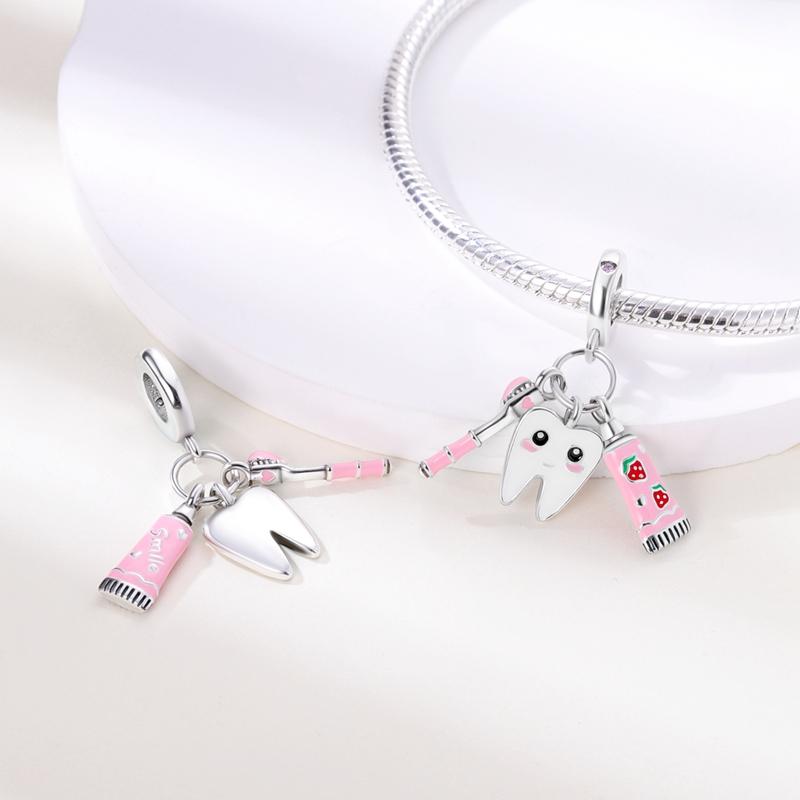 Copper Medical Series Dentist Charm Beads Suitable For Pan Original Bracelet Exquisite Diy Party Jewelry