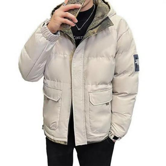Men s Trendy Winter Cotton Jacket 2025: Warm, Casual, Versatile & Fashionable L хаки