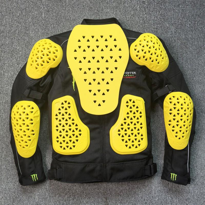 Herren Sommer Motorrad Fahrjacke Hose Set Netz Belüftet CE Protektoren Schutzausrüstung