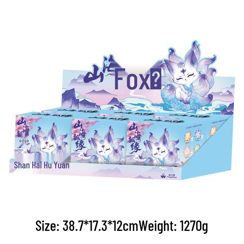 Tu Shan Weisheitsfuchs Fee Figur: Trendiges dekoratives Harzspielzeug für den Schreibtisch und als Geburtstagsgeschenk