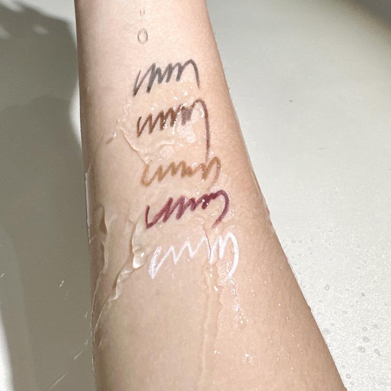 Matte Lying Silkworm Eyeliner Gel Stift Wasserdicht Nicht Verschmierend Schnell Trocknend Augen Liner Stift Teebraun Lidschatten Stift Make-up