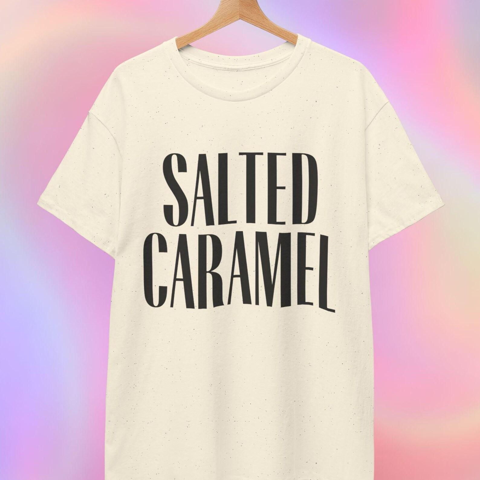 Salted Caramel T shirt | Foodie, Unisex T shirt, Minimalist Aesthetic, Y2K Shirt, Salted Caramel Lovers 2XL