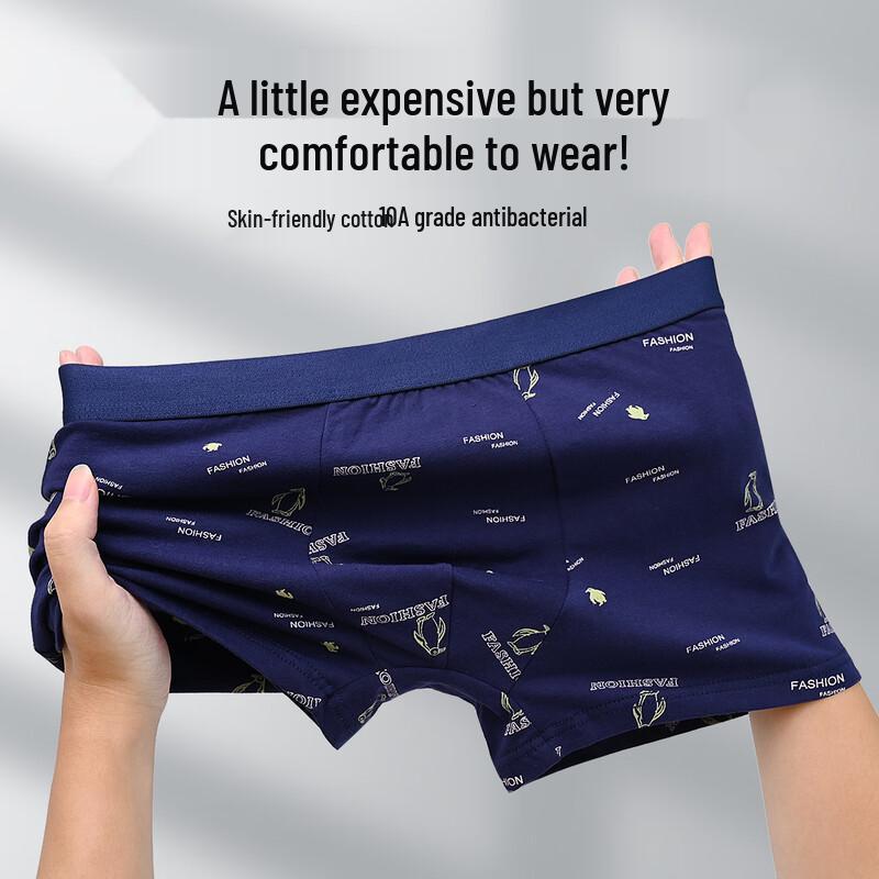 Woodpecker Men's Cotton Antibacterial Boxer Briefs