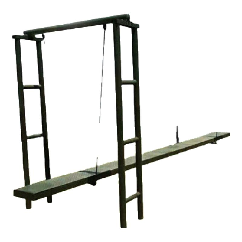 Single Wave Wood Balance Obstacle Training Equipment