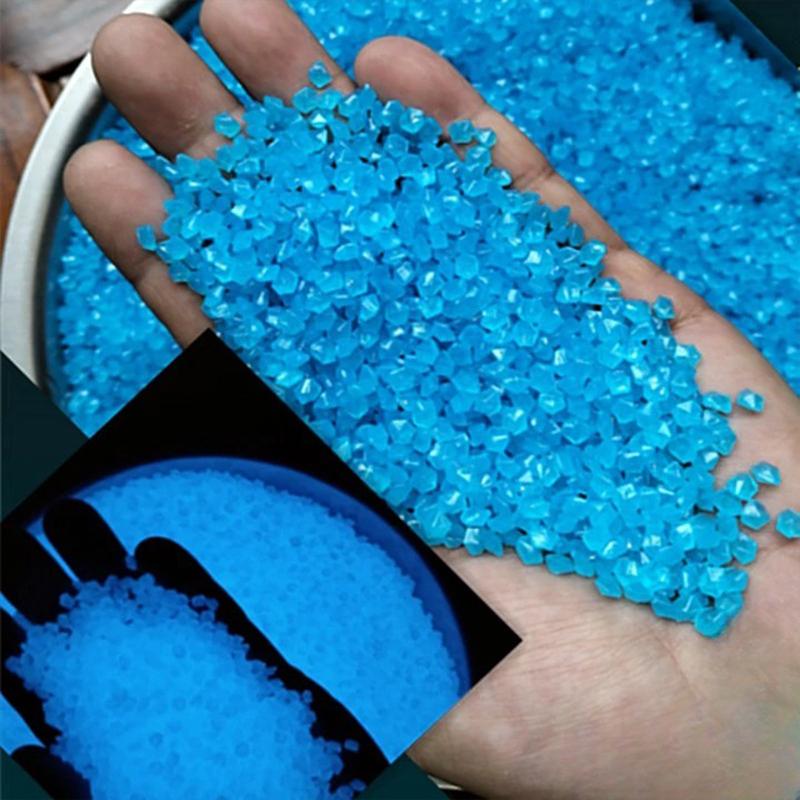 10000pcs 3-5mm Luminous Sand Glow in Dark Pebbles Stone Home Garden Yard Outdoor Path Lawn Decorations Fish Tank Aquarium Decor