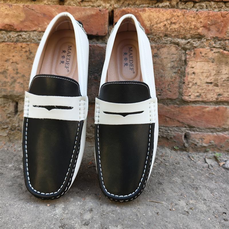 Pánské mokasíny Ručně vyráběné Boty z pravé kůže Ležérní řidičské ploché boty Nazouvací mokasíny Pánské Smíšené barvy Velikost 48 Pánské boty