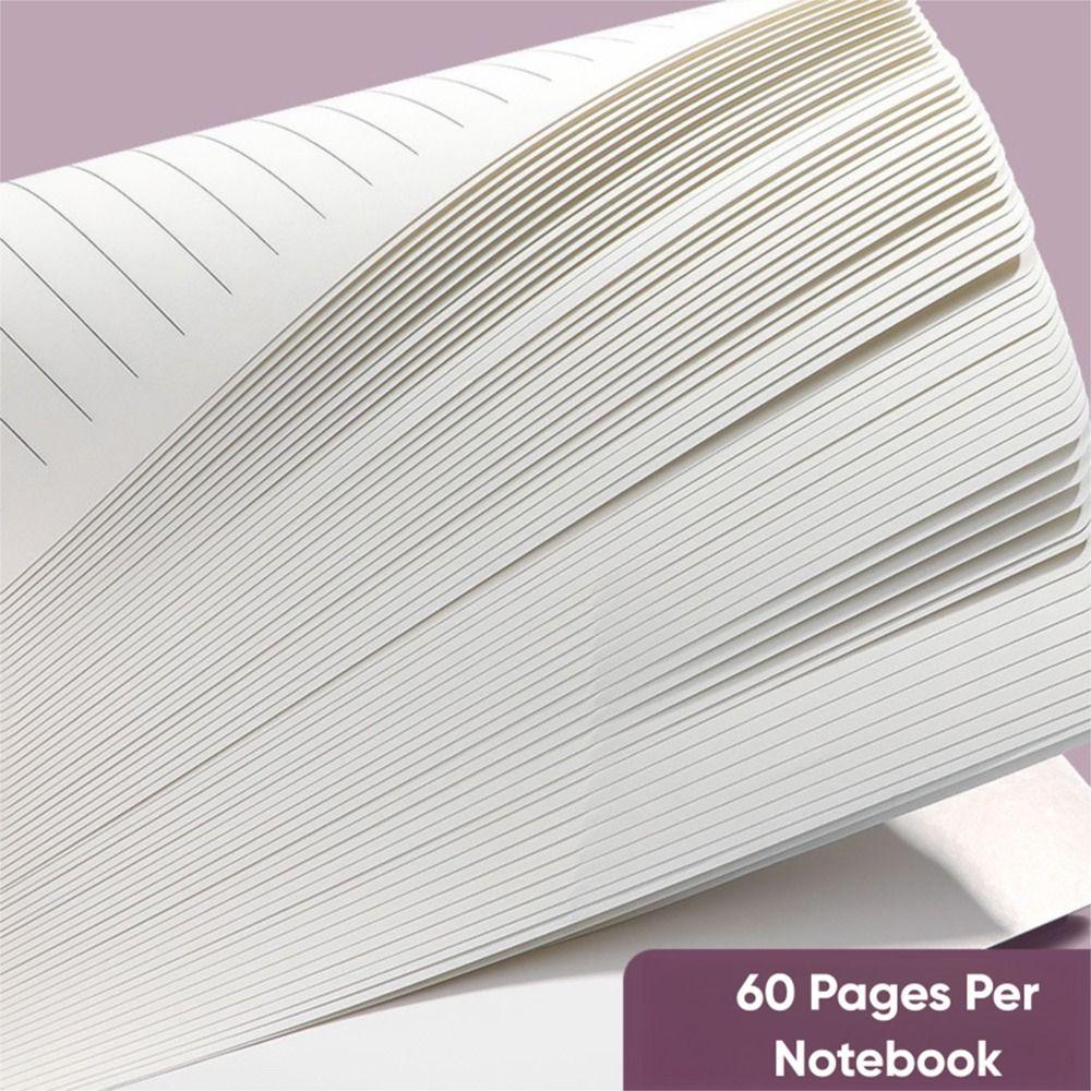 Thickened A5 Spiral Notebooks Color Perforated Pages Notepad Horizontal Line Inner Pages Hand Account Book Hand Account Book