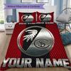 Custom Name SC Freiburg Pattern Bedding Uilt Set Uilt Cover Pillowcase Home Decoration Birthday Gift (1*duvet Cover+2*pillowcase Without Core)