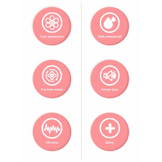 Portable Mini G-Spot Vibrator Waterproof Silicone Massager Quiet Pocket Vibrator for Women's Pleasure Stress Relief Adult Sex Toy