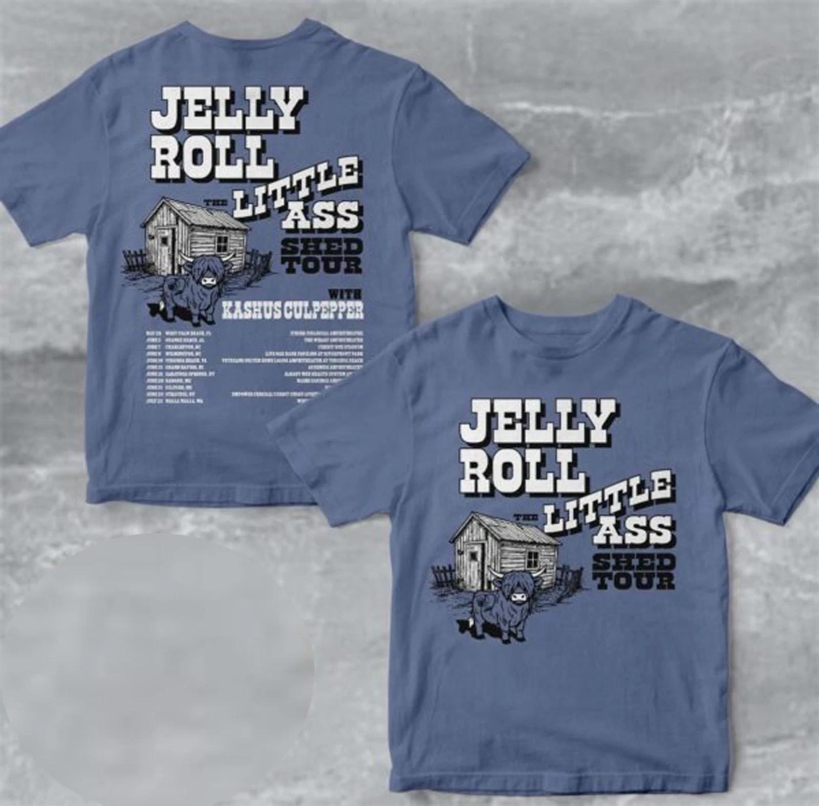 ГОРЯЧИЙ! Футболка Jelly Roll The Little Ass Shed Tour 2026 L