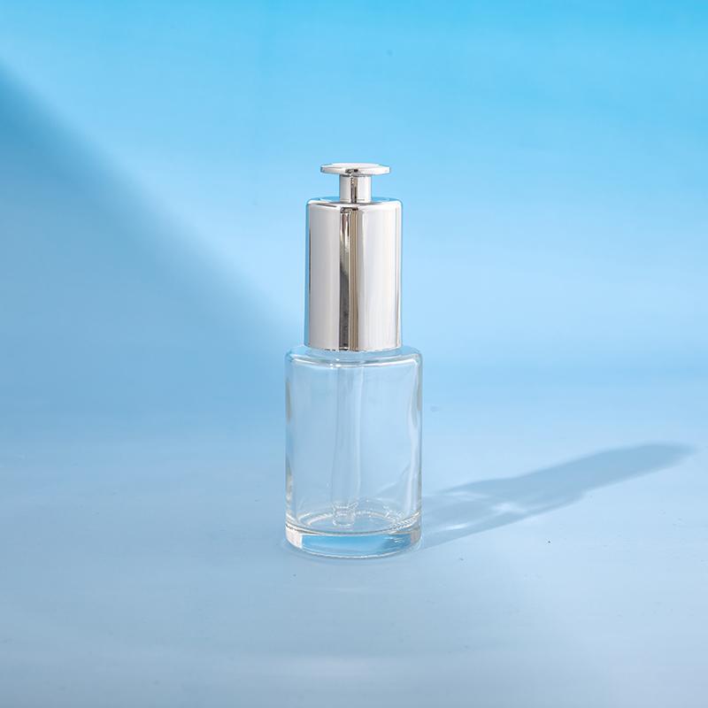 

30 мл прозрачный стеклянный флакон-капельница с кнопкой-капельницей Телепузики пипетка с кнопкой-насосом с золотой крышкой флаконы с эфирным маслом