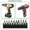 3Pcs 15/20/30cm Flexible 1/4" Hex Shank Drill Bit Holders Magnetic Drill Extension Shaft for Power Tool in Tight Space