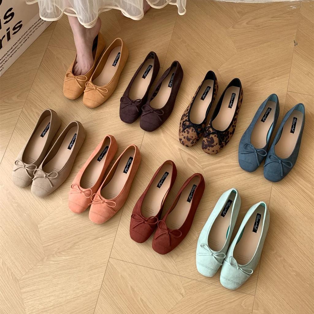 Fashion Bailamos New Women Flat Shoes Fashion Shallow Slip On Ladies Elegant Ballerinas Shoes Soft Flat Heel Round Toe Boat Shoes